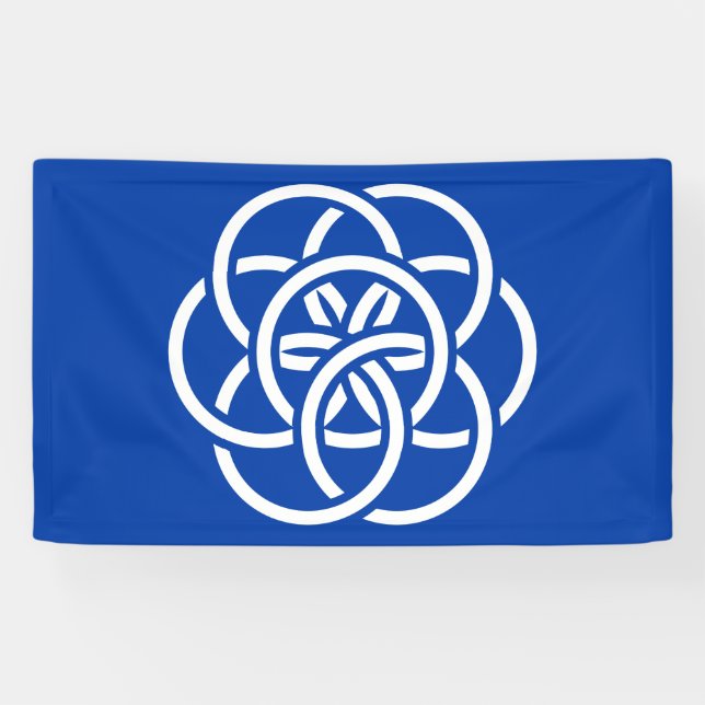 Banderoles Drapeau international de la planète Terre (Horizontal)