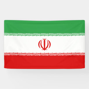 Banderoles Drapeau iranien (Iran) (Persan)