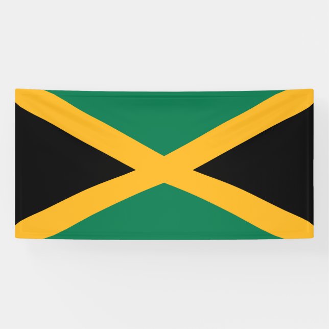 Banderoles Drapeau Jamaïque (Horizontal)
