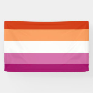 Banderoles Drapeau lesbien
