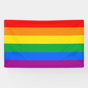 Banderoles Drapeau LGBT Pride / Drapeau arc-en-ciel