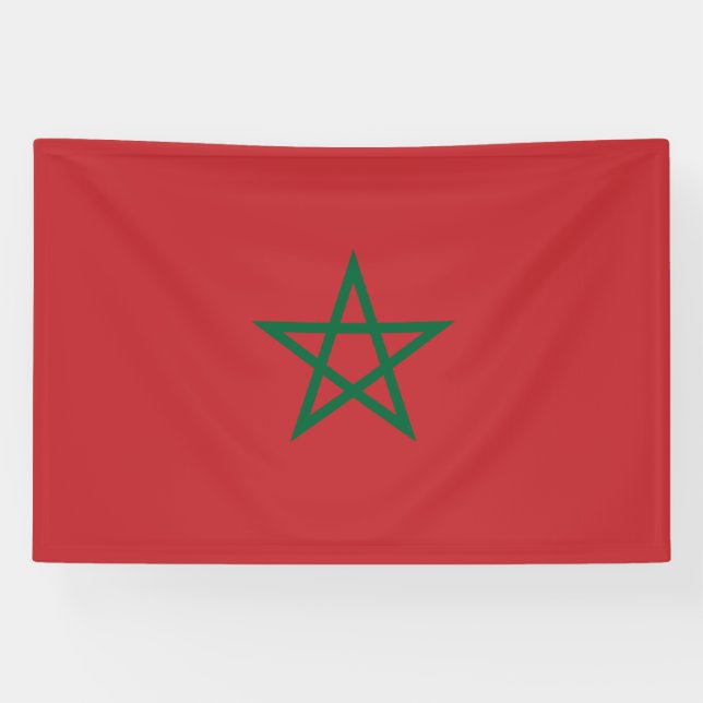 Banderoles Drapeau Maroc (Horizontal)