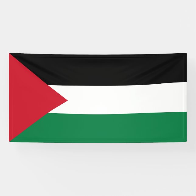 Banderoles Drapeau palestinien (Horizontal)