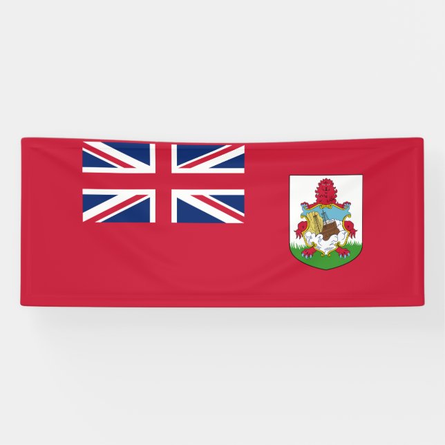 Banderoles Drapeau patriotique des Bermudes (Horizontal)