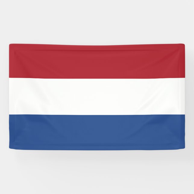 Banderoles Drapeau Pays-Bas tricolore (Horizontal)