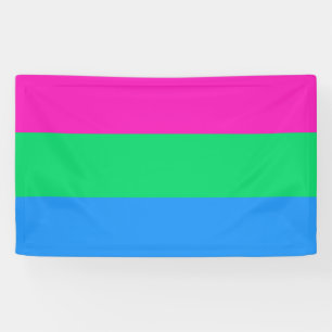 Banderoles Drapeau polysexuel