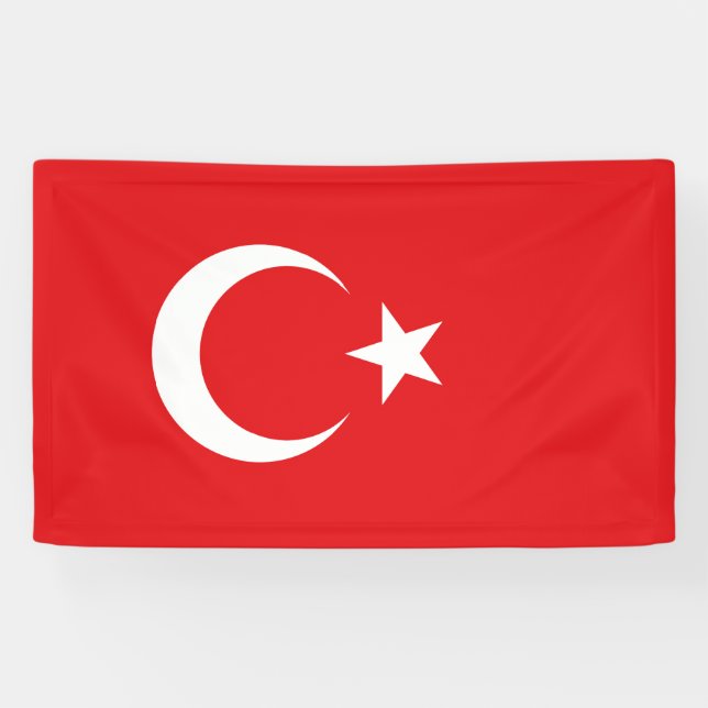 Banderoles Drapeau Turquie (Horizontal)