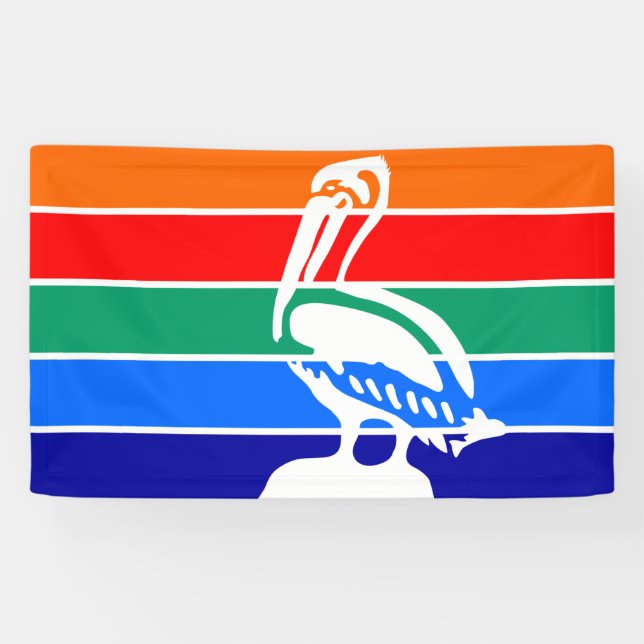 Banderoles Drapeau urbain de Saint-Pétersbourg (Floride) (Horizontal)