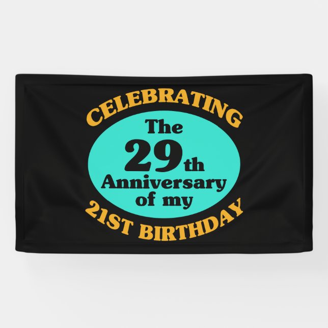 Banderoles Drôle 50e anniversaire Gag cadeau (Horizontal)