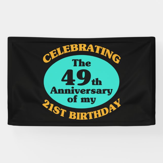 Banderoles Drôle 70e anniversaire Gag cadeau (Horizontal)