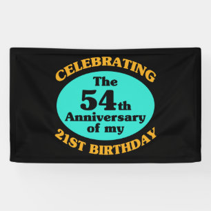 Banderoles Drôle 75e anniversaire Gag cadeau