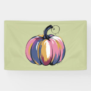 Banderoles Drôle Leopard Citrouille Halloween automne