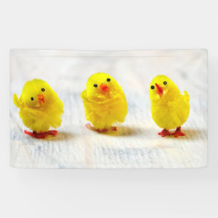 Banderoles Easter Decoration - chicks in a row