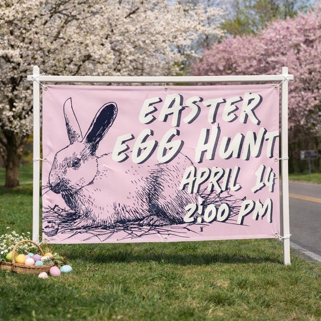 Banderoles Easter Egg Hunt Banner - Easter Bunny (Créateur téléchargé)