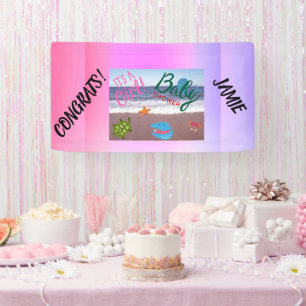 Banderoles Éclaboussures de joie : Célébration de Baby Shower