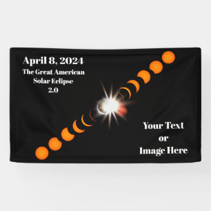 Banderoles Éclipse solaire totale 2024