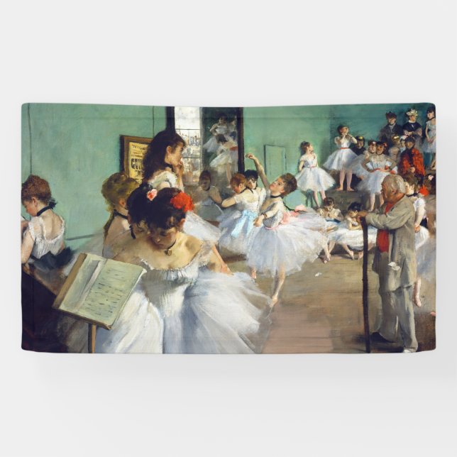 Banderoles Edgar Degas - Classe Danse (Horizontal)