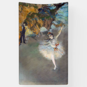 Banderoles Edgar Degas - L'Étoile / Danseuse sur scène
