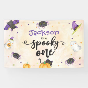 Banderoles Éffrayant Un Halloween 1er Anniversaire