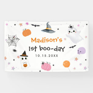 Banderoles Éffrayant Un Halloween 1er Anniversaire