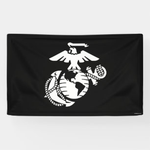 Banderoles EGA à une couleur - blanc