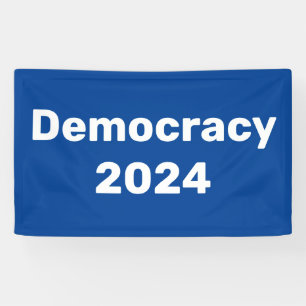 Banderoles Élection présidentielle de 2024 pour la démocratie