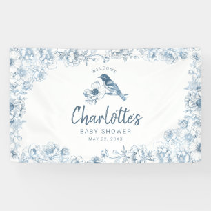 Banderoles Elégant Baby shower Dusty Blue Boy