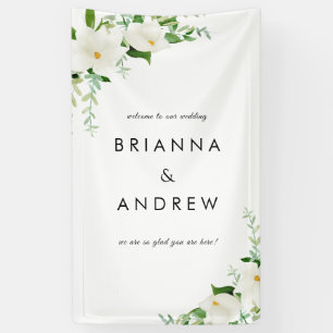 Banderoles Elegant Floral Wedding