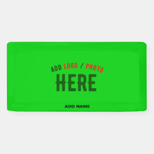 BANDEROLES ÉLÉGANT MODERNE PERSONNALISÉ VERT CITRON MARQUE VE