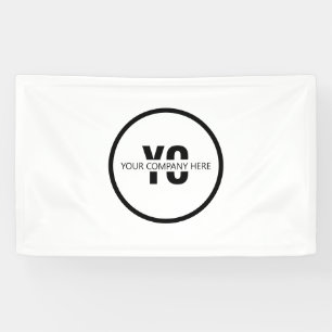 Banderoles Élégant Monogramme personnalisé Marque d'entrepris