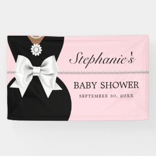 Banderoles Élégant Pink Glam Ethnic Tiffany Baby shower à thè