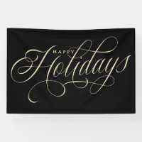 Élégant script Happy Holidays