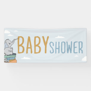 Banderoles Eléphant Dessiner Quelque Chose Baby shower Elépha