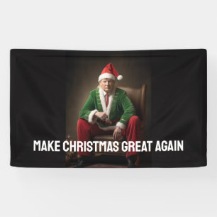 Banderoles Elf de Noël Donald Trump