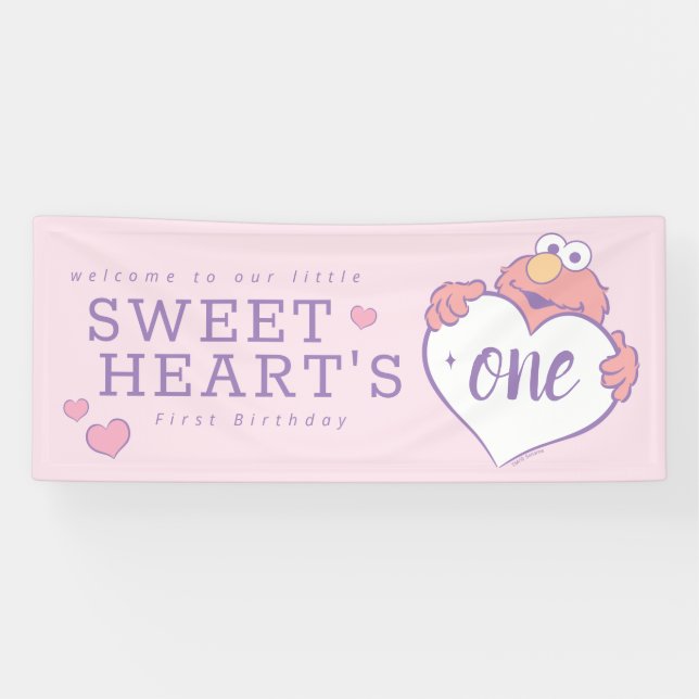 Banderoles Elmo Joyeux Anniversaire (Horizontal)
