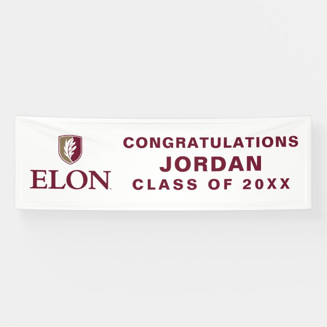 Banderoles Elon Graduation (Horizontal)