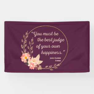 Banderoles Emma De Jane Austen Citation I - Style Cute