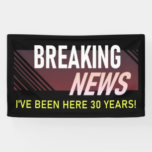 Banderoles Employé : 30 ans d'ancienneté