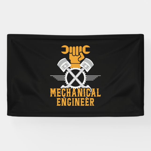 Banderoles Engineer Mechanical Engineer (Horizontal)