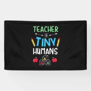 Banderoles Enseignant Cadeau enseignant minuscules humains