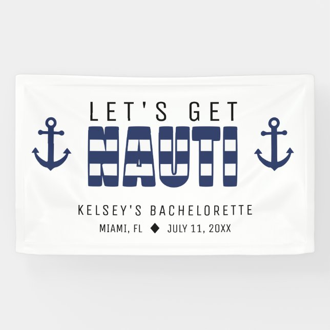 Banderoles Enterrons le Bachelorette Party (Horizontal)