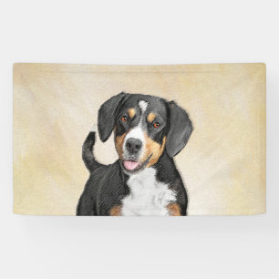 Banderoles Entlebucher Mountain Dog Peinture - Art original