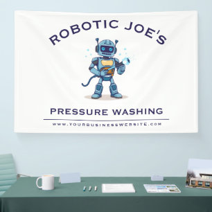 Banderoles Entreprise de lavage sous pression personnalisé