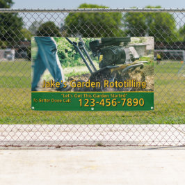 Banderoles Entreprise de service de labour de jardin personna