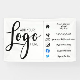 Banderoles Entreprise Marketing entreprise ajouter votre logo