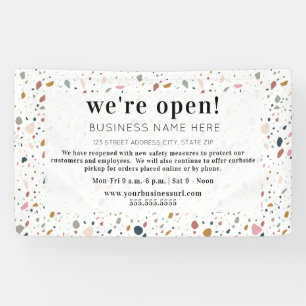 Banderoles Entreprise Open Feminzo Terrazzo