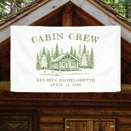 Banderoles Équipe de Cabine Camp Vert Enterrement de Vie de J