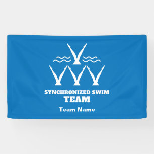 Banderoles Équipe de natation synchronisée