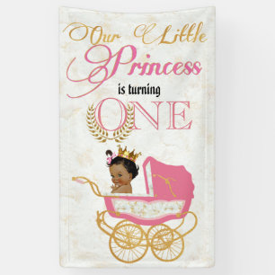 Banderoles Ęr anniversaire africain de princesse Elegant