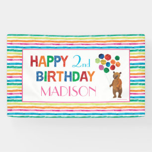 Banderoles Eric Carle   Anniversaire de Beary Rainbow